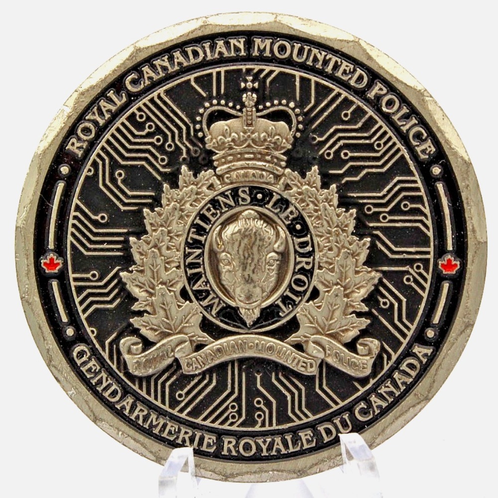 Royal Canadian Mounted Police Cyber IT “O” Division Challenge Coin